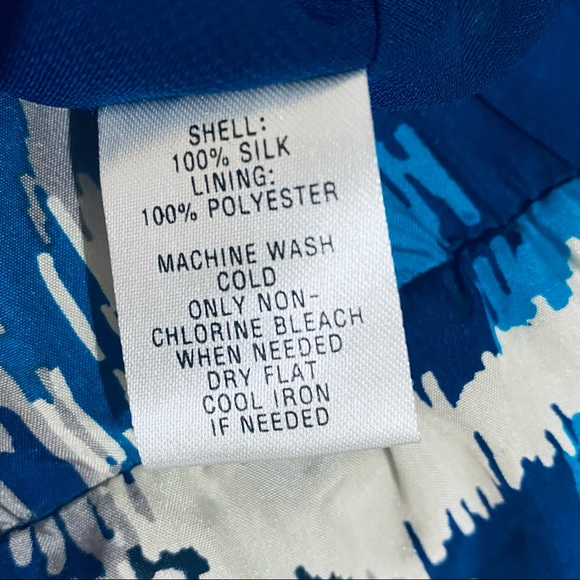 LOFT Ann Taylor Silk Skirt with pockets Size S Fully lined Elastic waist… - Picture 3 of 9